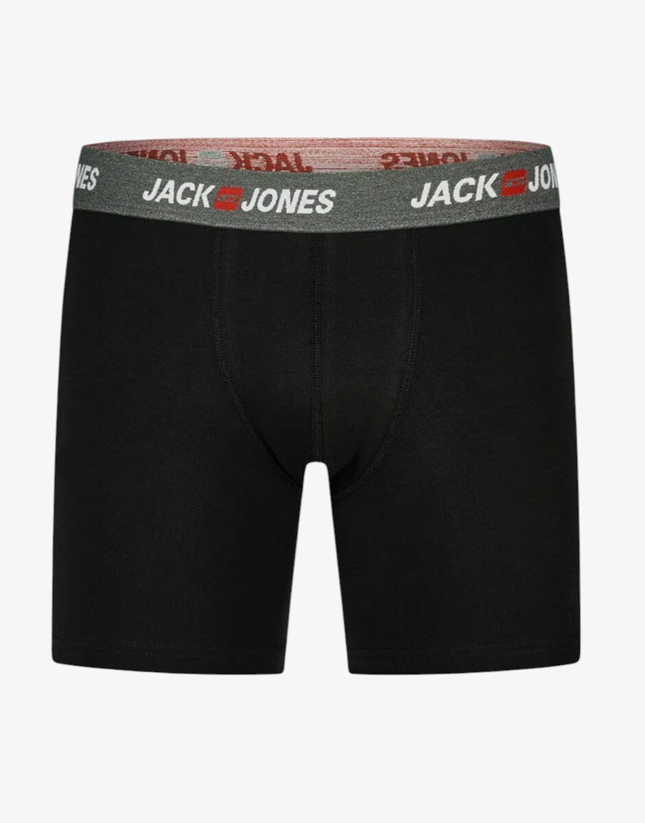 Jack & Jones Jaccorp Logo Boxer Briefs All Black 6 Pack