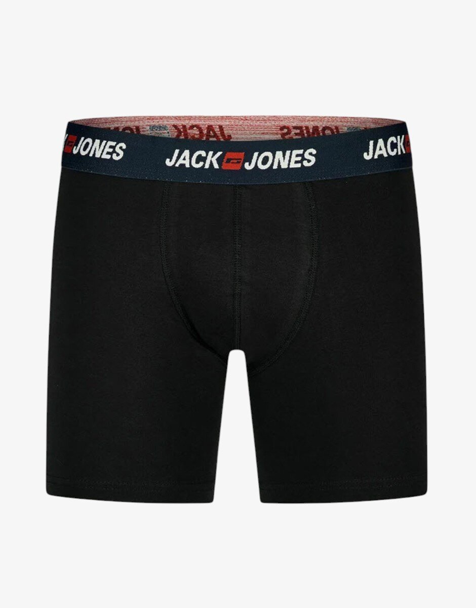 Jack & Jones Jaccorp Logo Boxer Briefs All Black 6 Pack