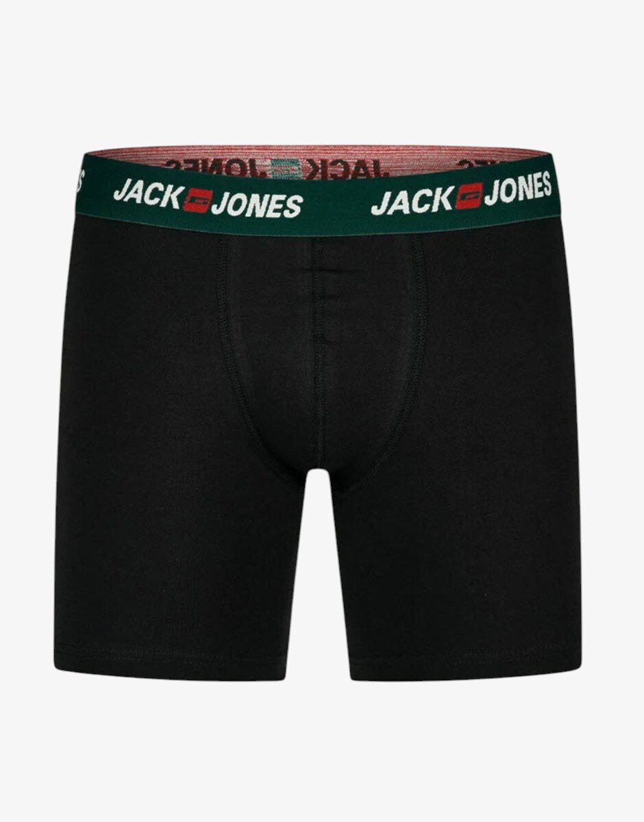 Jack & Jones Jaccorp Logo Boxer Briefs All Black 6 Pack