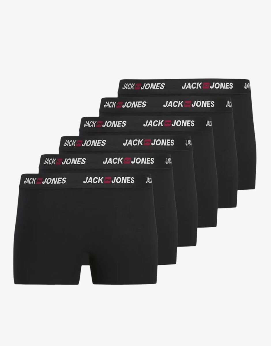 Jack & Jones Jaccorp Logo Boxer Briefs Black 6 Pack