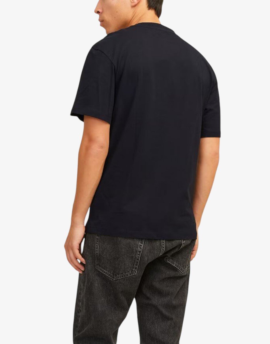 Jack & Jones Jjecaleb Varsity Tee SS O-Neck Noos Black
