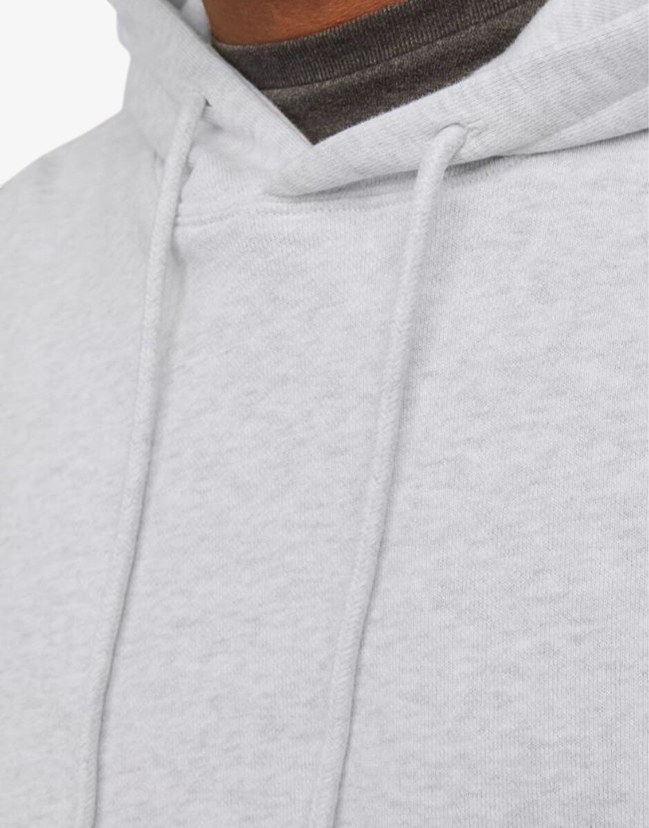 Jack & Jones Jjecharge Sweat Hood Noos White Melange