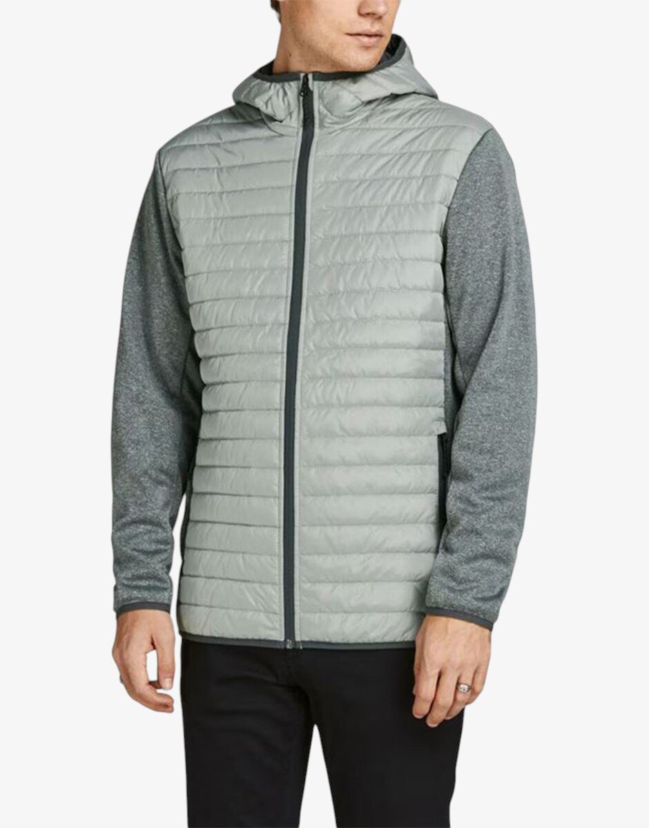 Jack & Jones Jjemulti Quilted Jacket Noos Gray