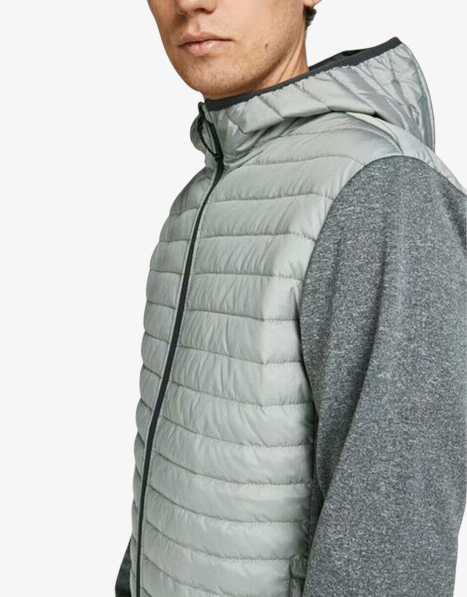 Jack & Jones Jjemulti Quilted Jacket Noos Gray