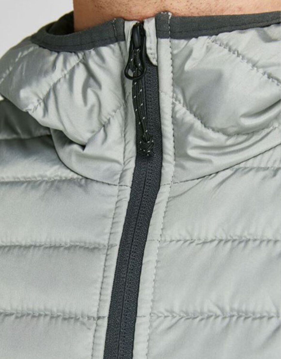 Jack & Jones Jjemulti Quilted Jacket Noos Gray