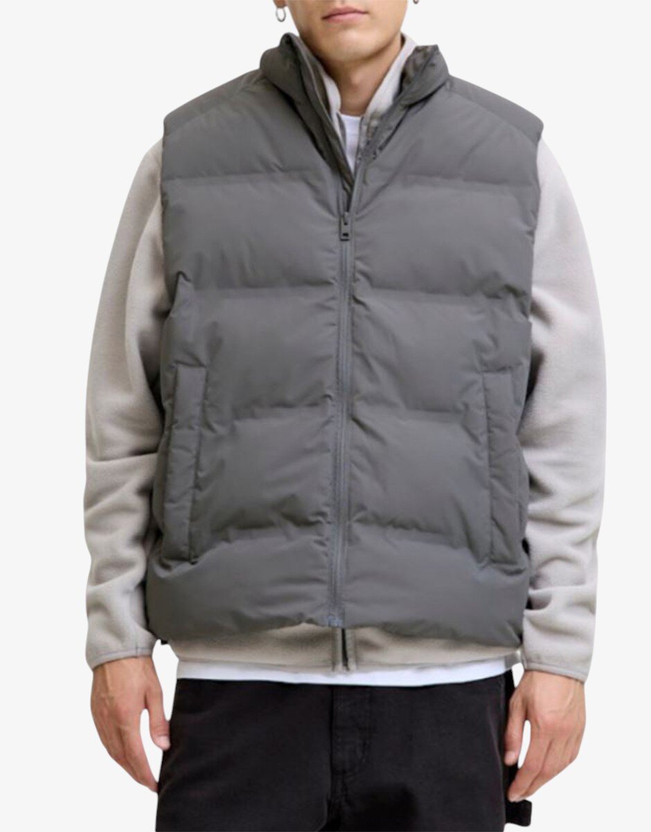 Jack & Jones Jjesoho Bodywarmer Collar SN Gray