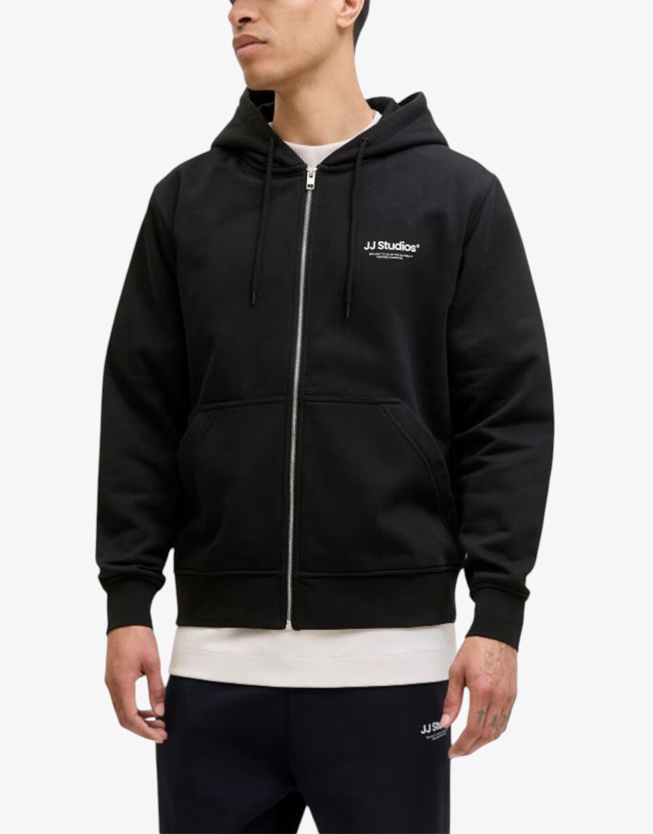 Jack & Jones JJesoho Sweat Zip Hood Noos Black