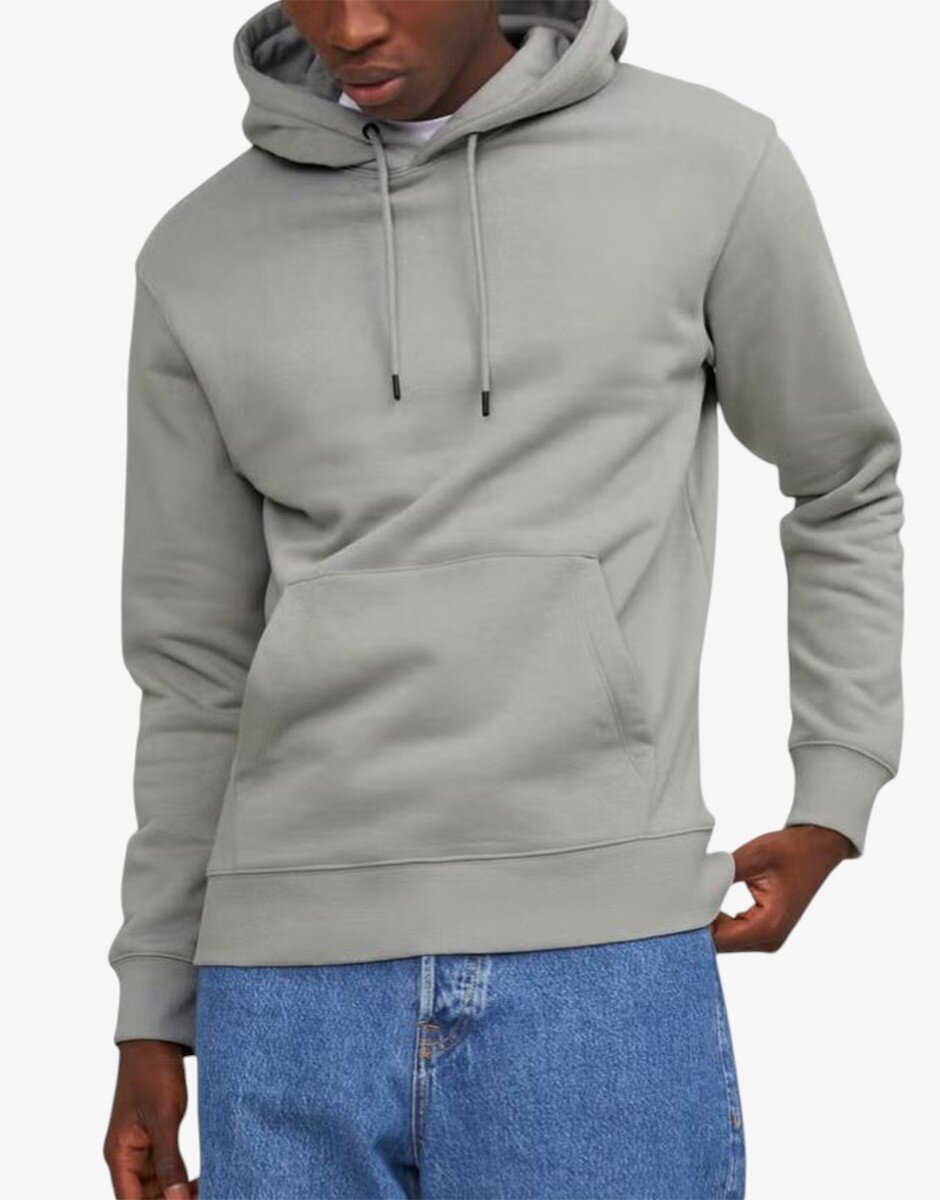 Jack & Jones Jjestar Basic Sweat Hood Noos Ultimate Grey