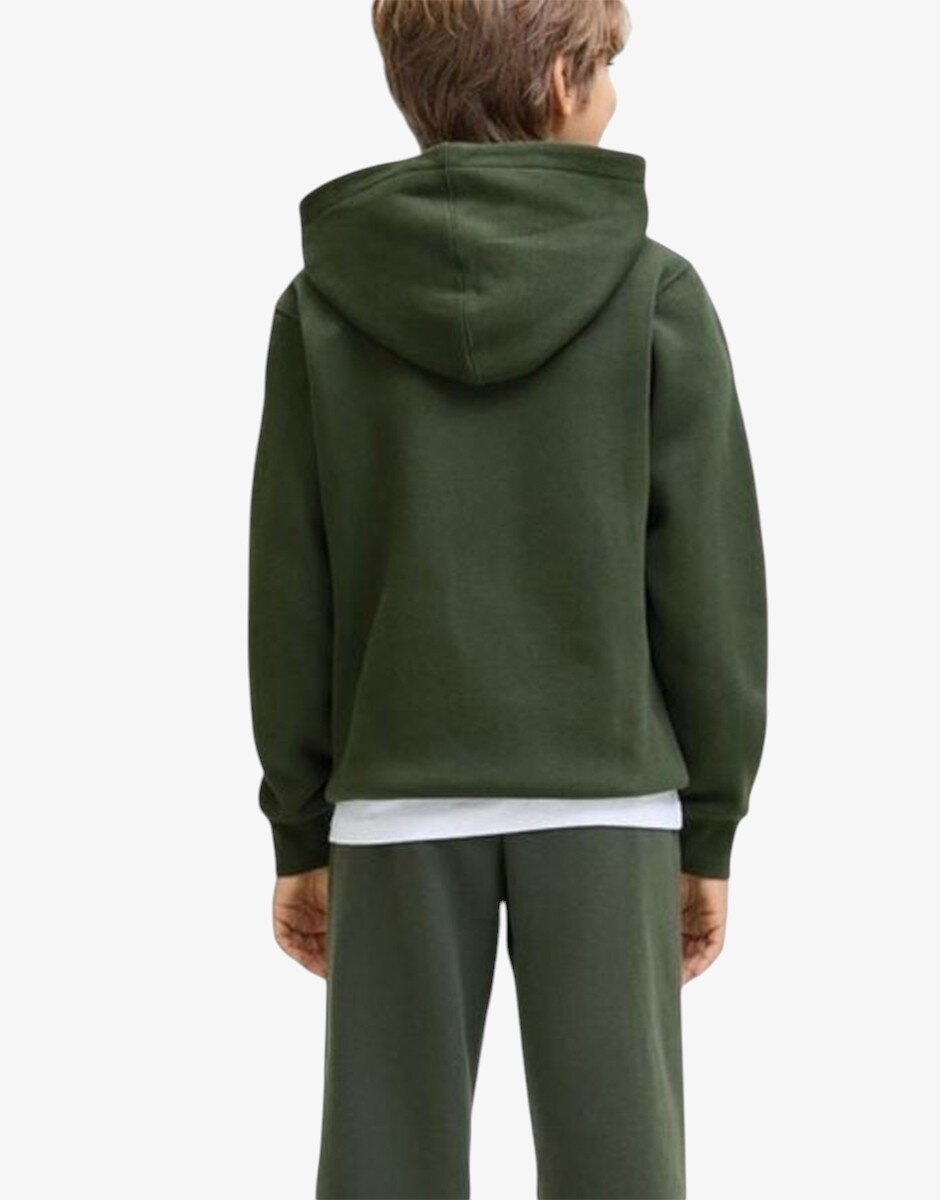 Jack & Jones Jjestar JJ Sweat Hood Noos JNR Green