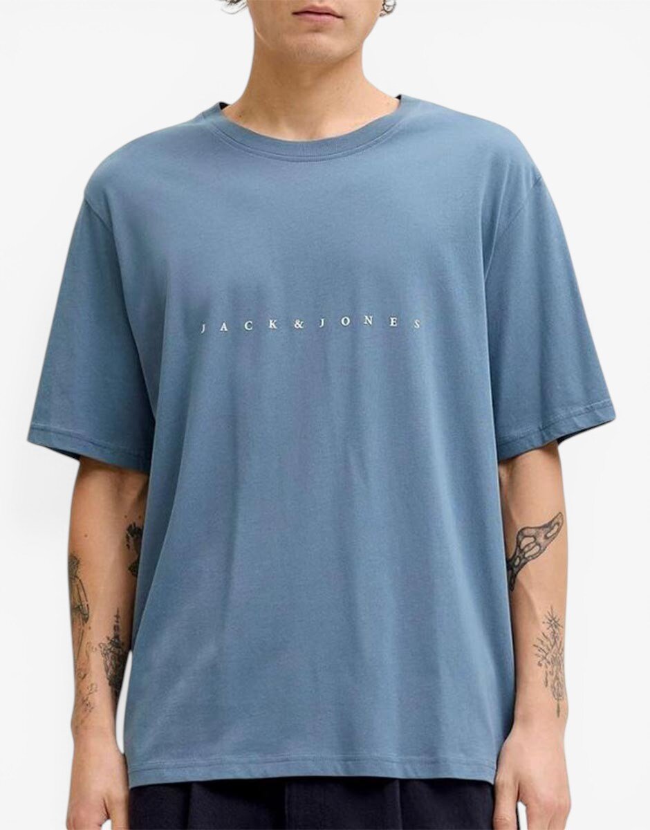 Jack & Jones Jjestar Relaxed Fit Tee Blue