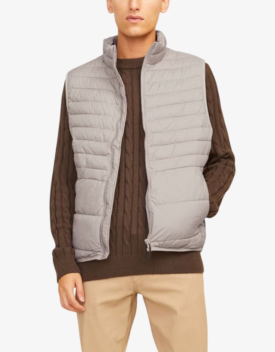 Jack & Jones Jjestate Packable BW Collar Noos Beige
