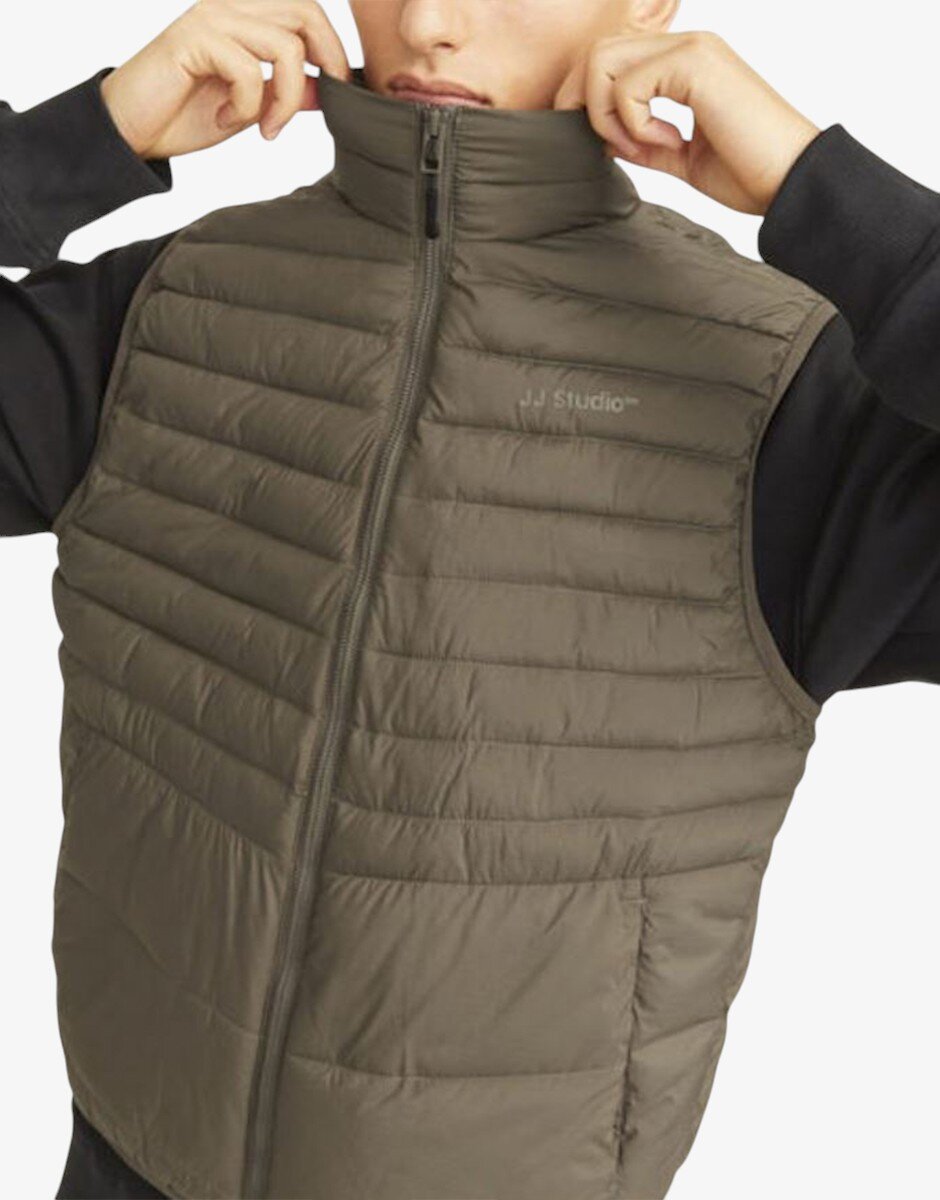 Jack & Jones Jjestate Packable BW Collar Noos Canteen Green