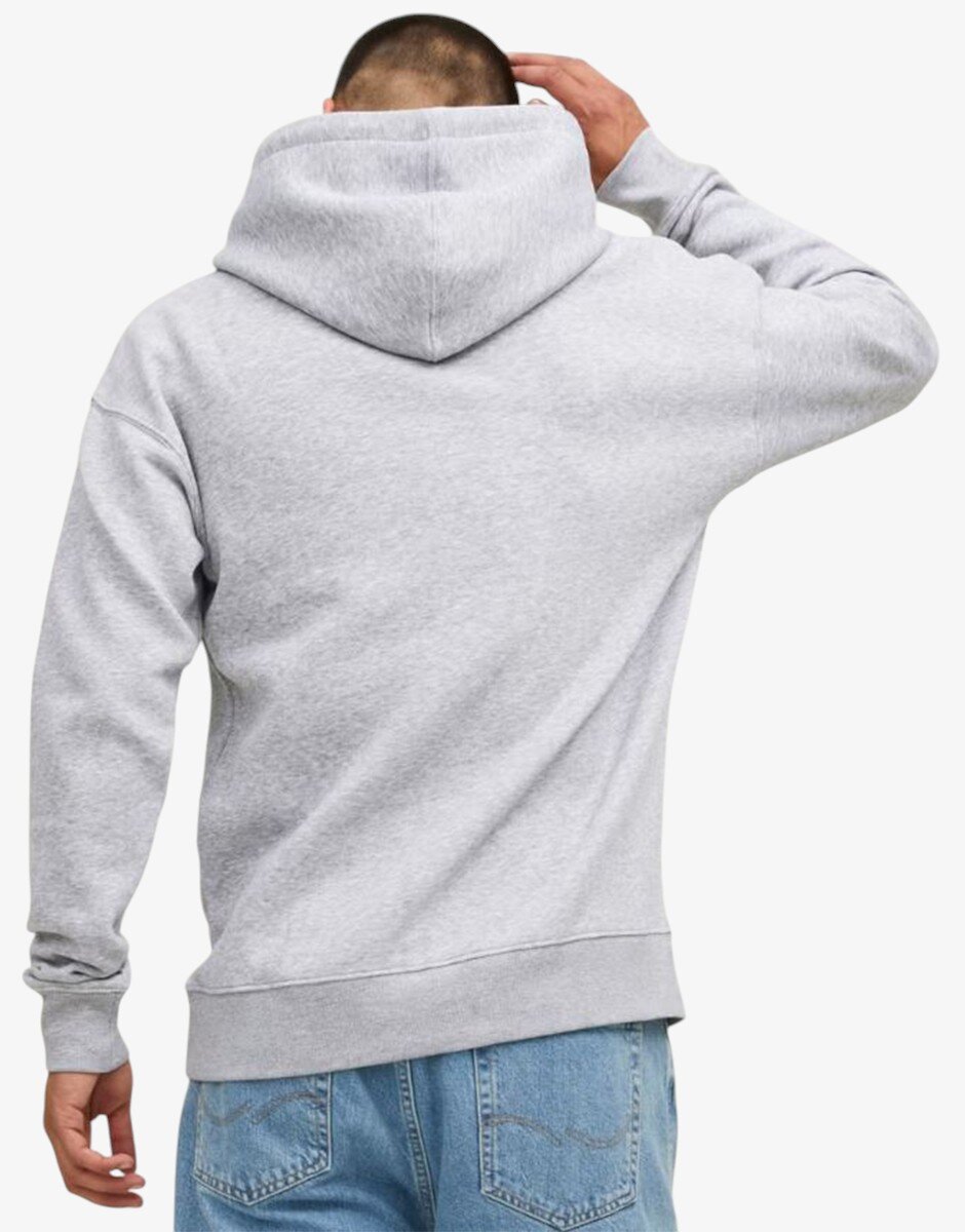 Jack & Jones Jjester Basic Sweat Hood Noos Light Grey Melange