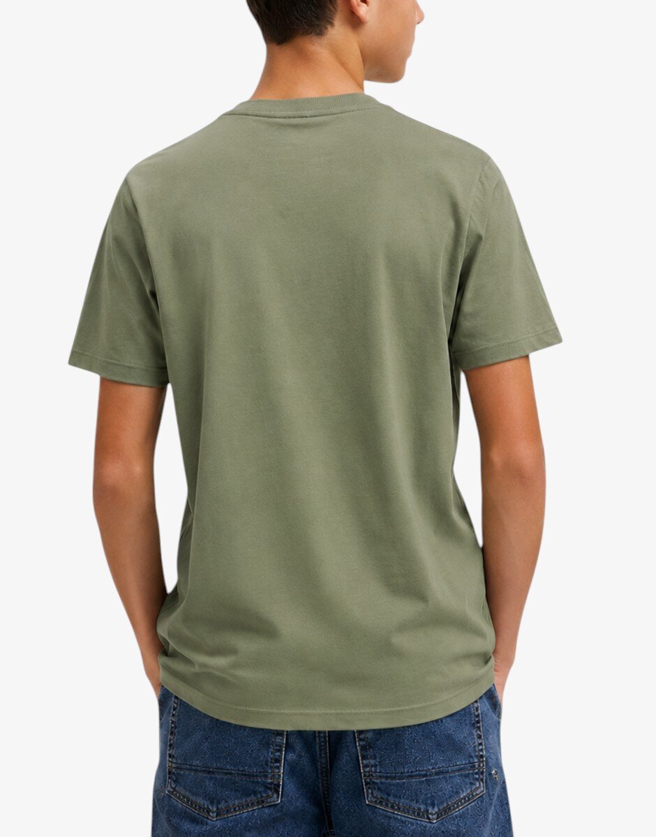 Jack & Jones Jorbrady Tee Ss Crew Neck Sn Jnr Oil Green