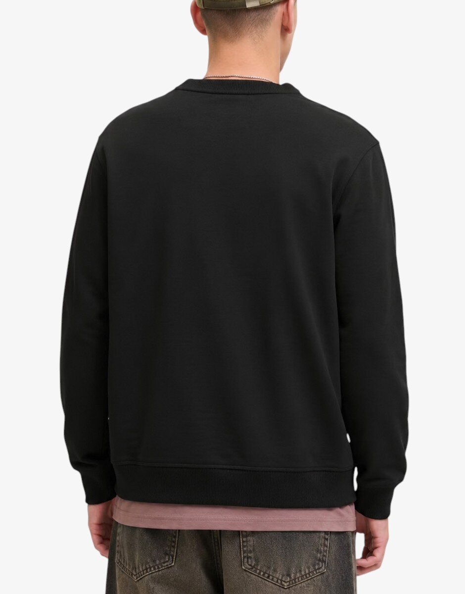 Jack & Jones Jornorrebro Emb Sweat Crew Noos Black