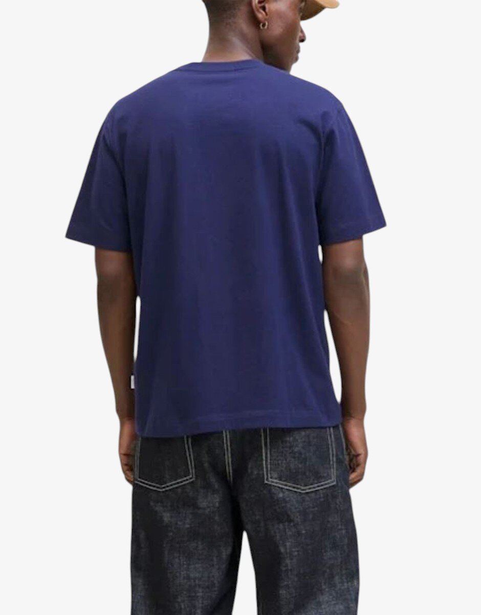 Jack & Jones Jornorrebro EMB Tee SS Crew Neck Noos Blue