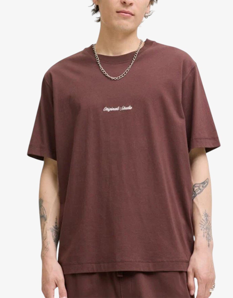 Jack & Jones Jornorrebro EMB Tee SS Crew Neck Noos Red