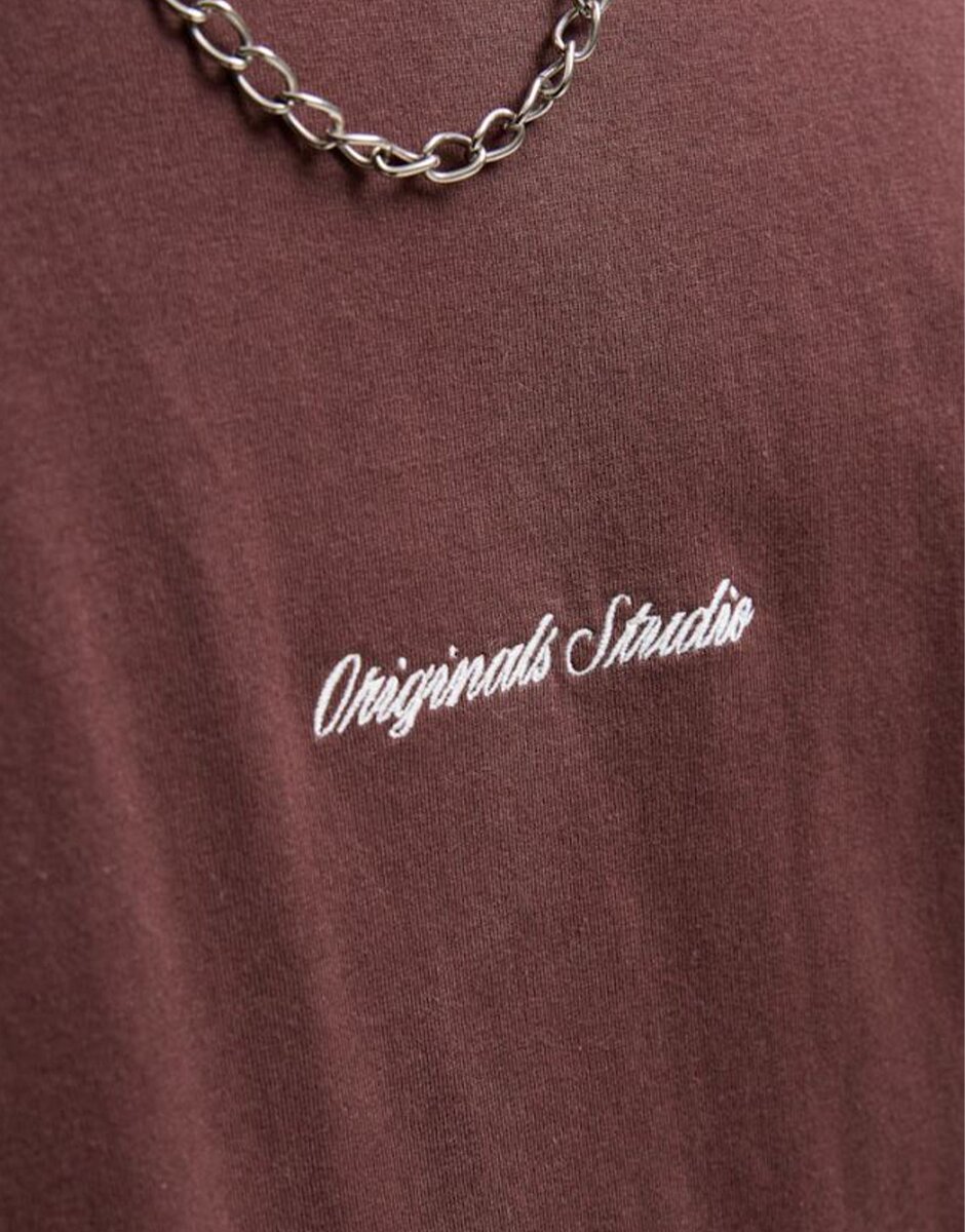 Jack & Jones Jornorrebro EMB Tee SS Crew Neck Noos Red