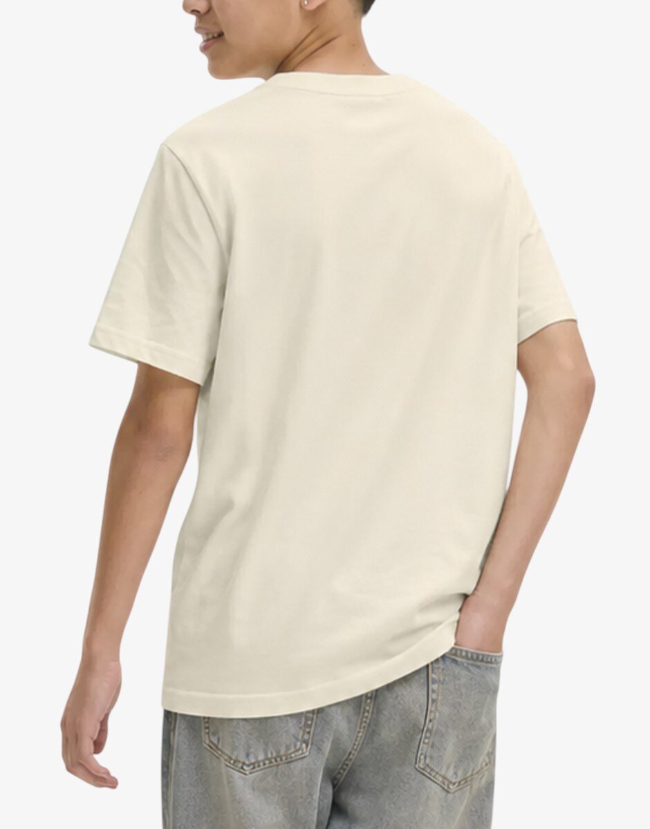 Jack & Jones Jоrskull Nature Tee Ss Crew Neck Sn Jnr White