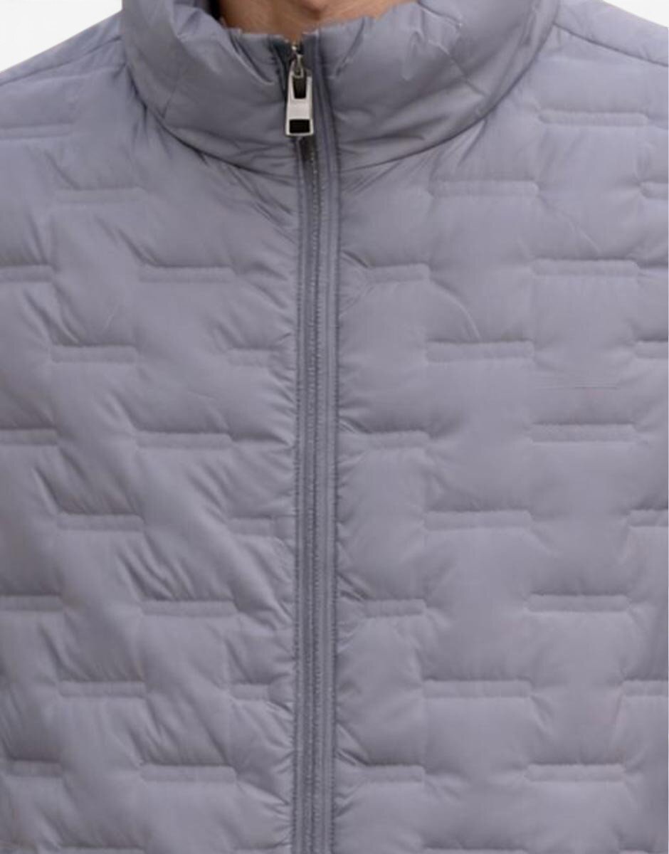 Jack & Jones Quilted Sleeveless Vest Grey