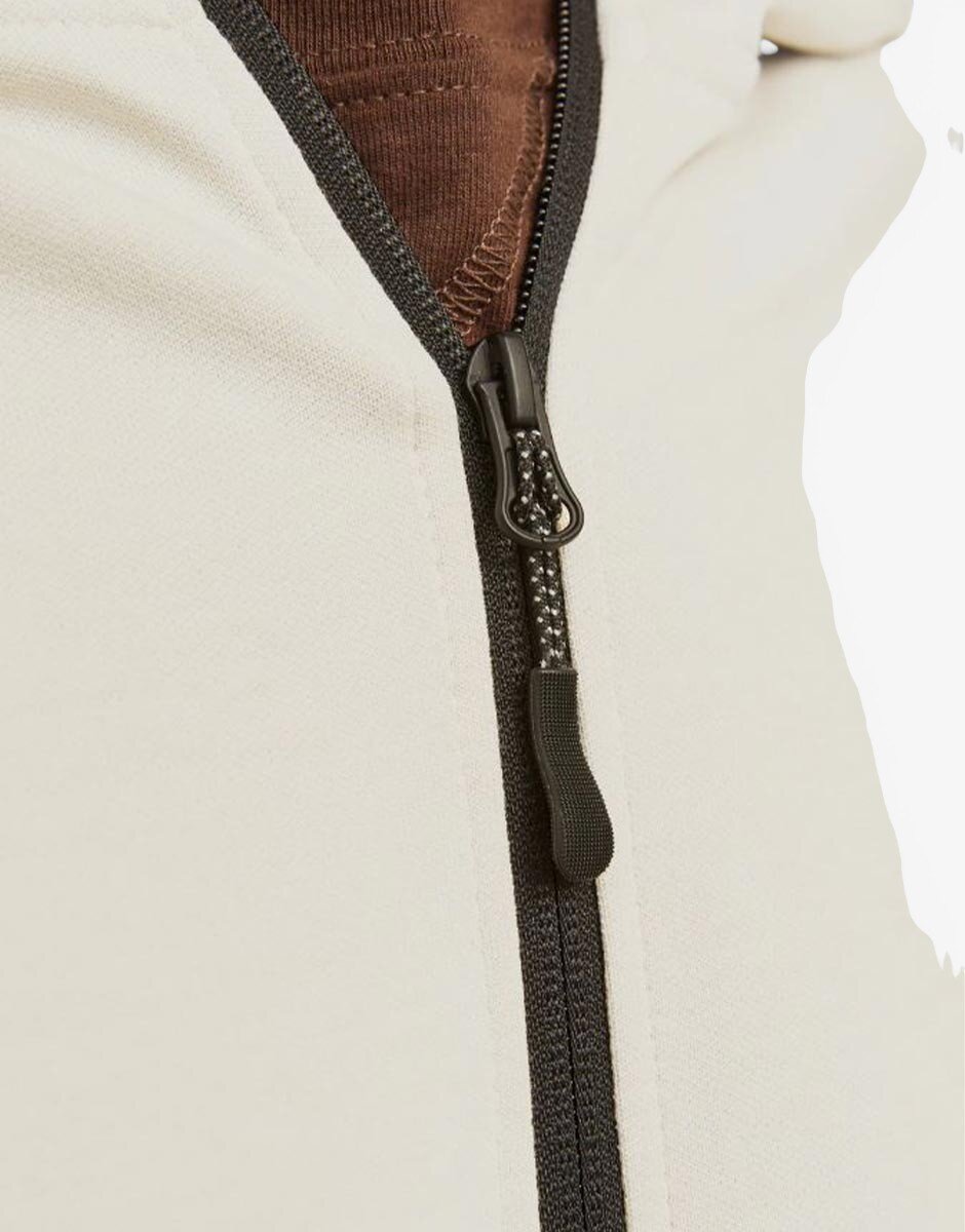 Jack & Jones Sweat Zip Hoodie Beige