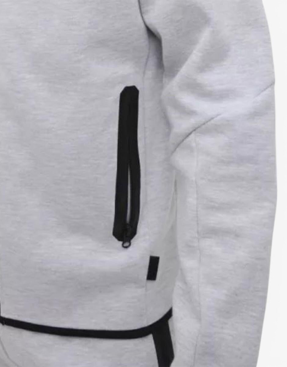 Jack & Jones Sweat Zip Hoodie Grey