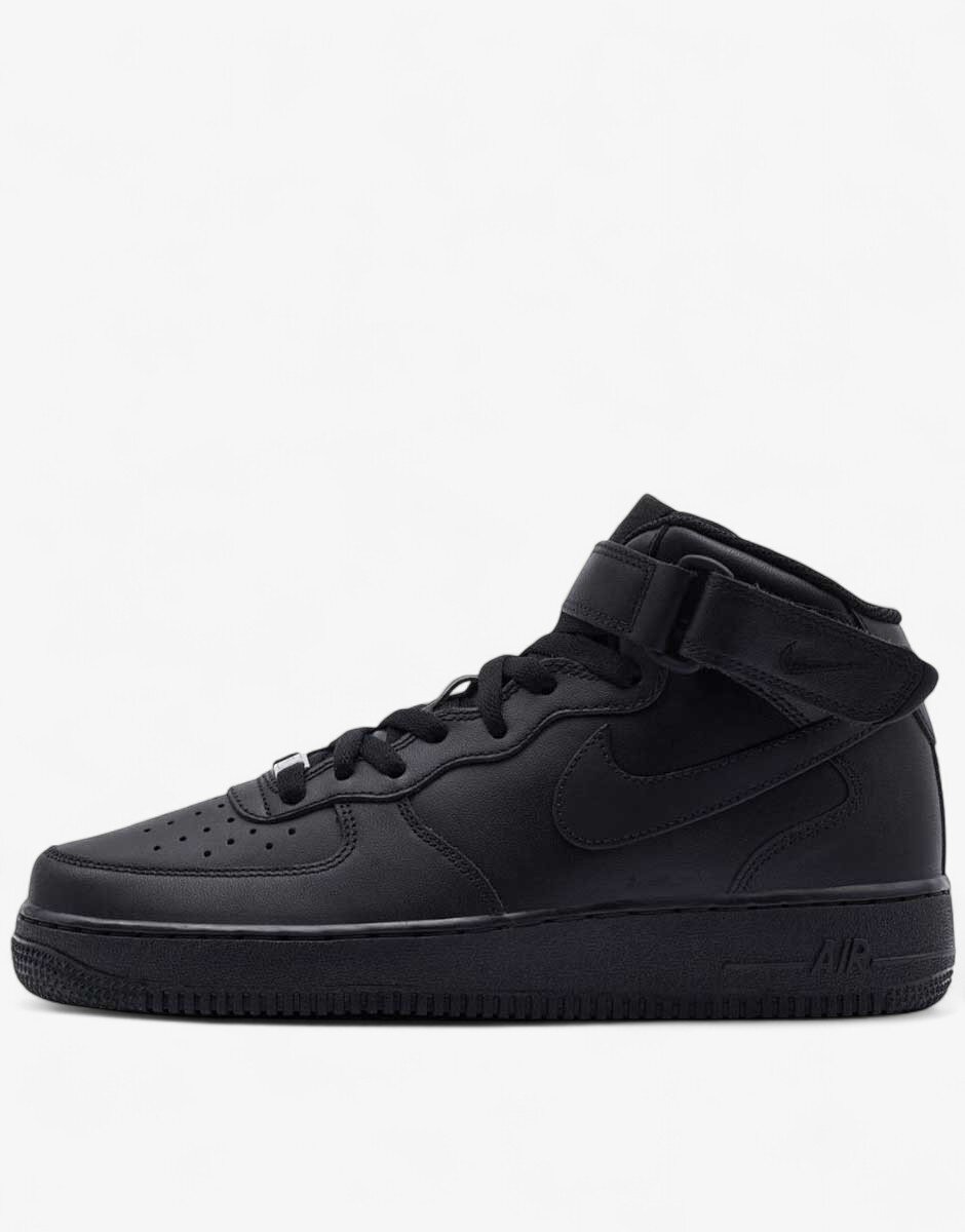 Nike Air Force 1 Mid Shoes Black