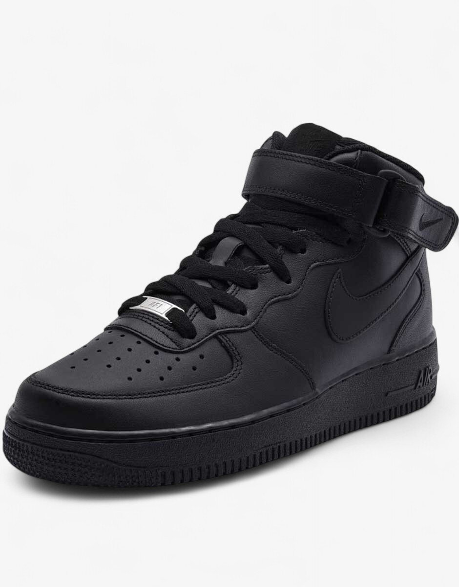 Nike Air Force 1 Mid Shoes Black