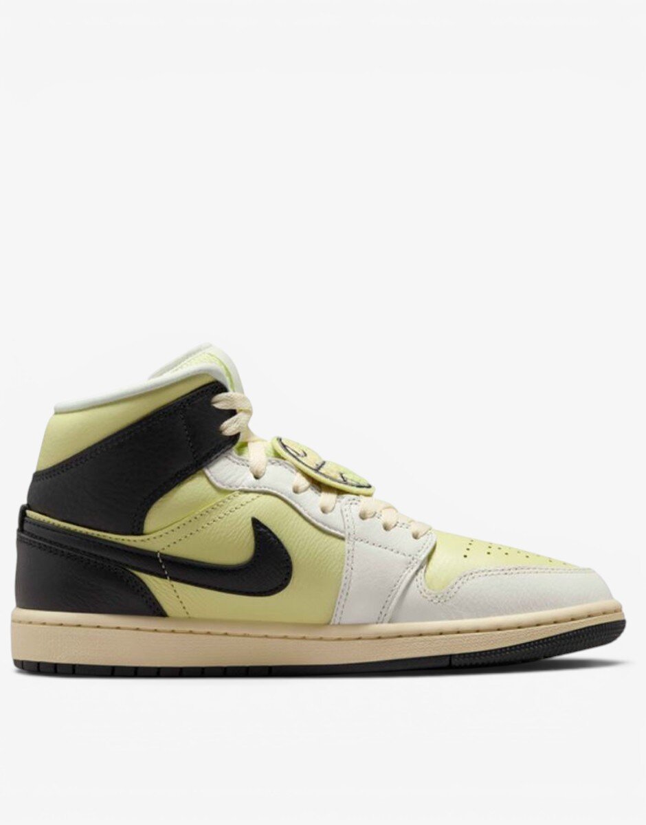 Nike Air Jordan 1 Mid SE White/Yellow