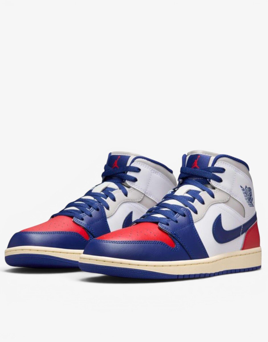 Nike Air Jordan 1 Mid White/Blue