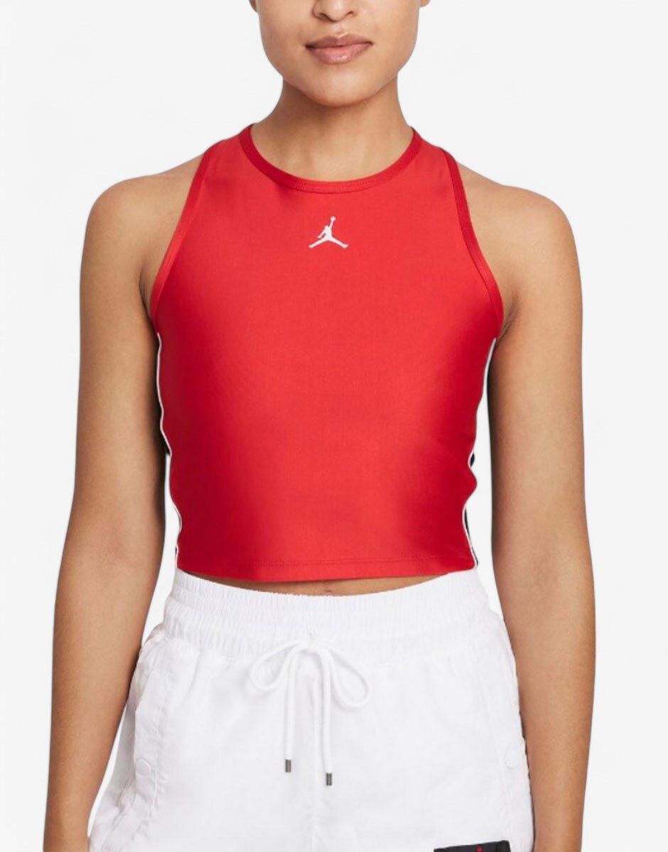 Nike Jordan Essential Cropped Tank Top Red