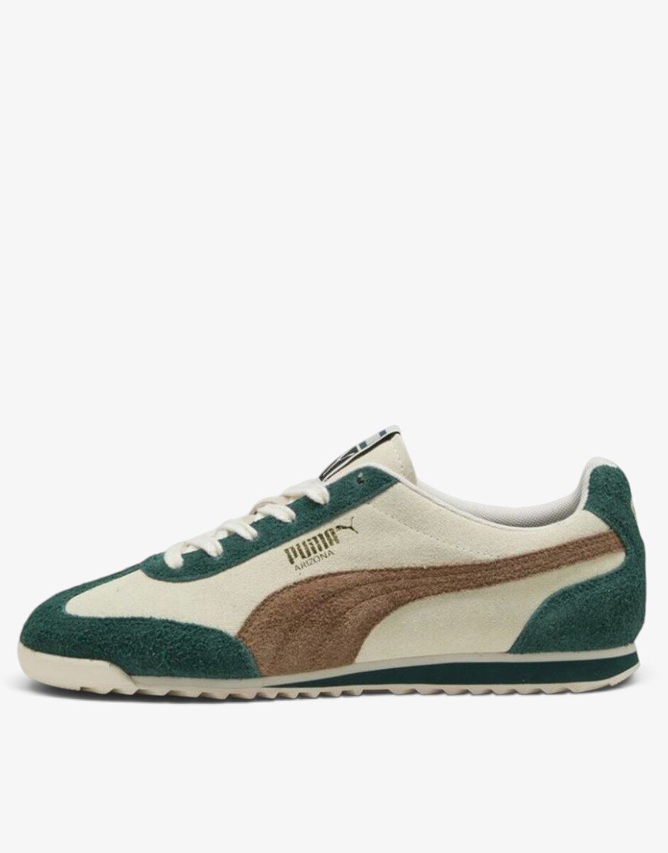 Puma Arizona Suede Frosted Ivory White/Green