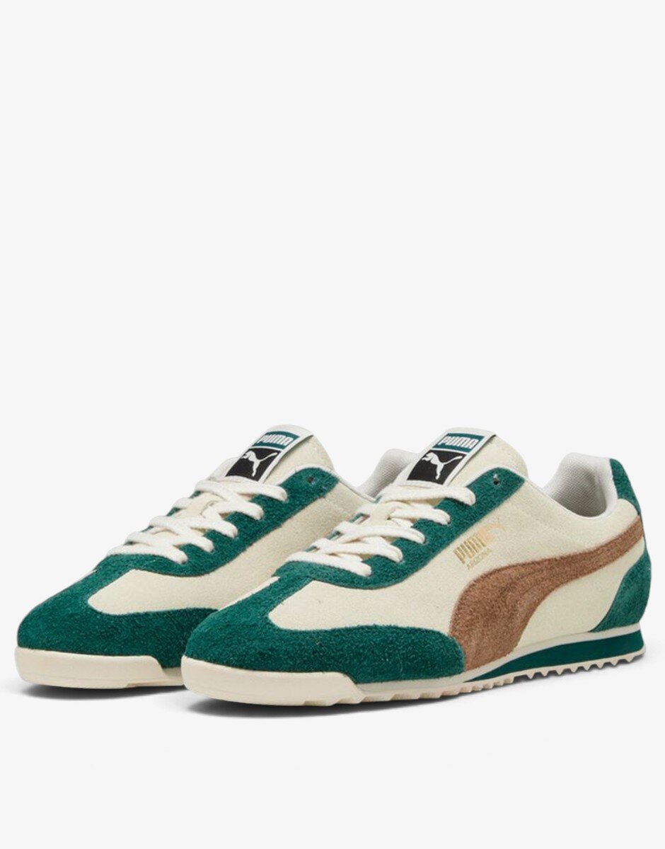 Puma Arizona Suede Frosted Ivory White/Green