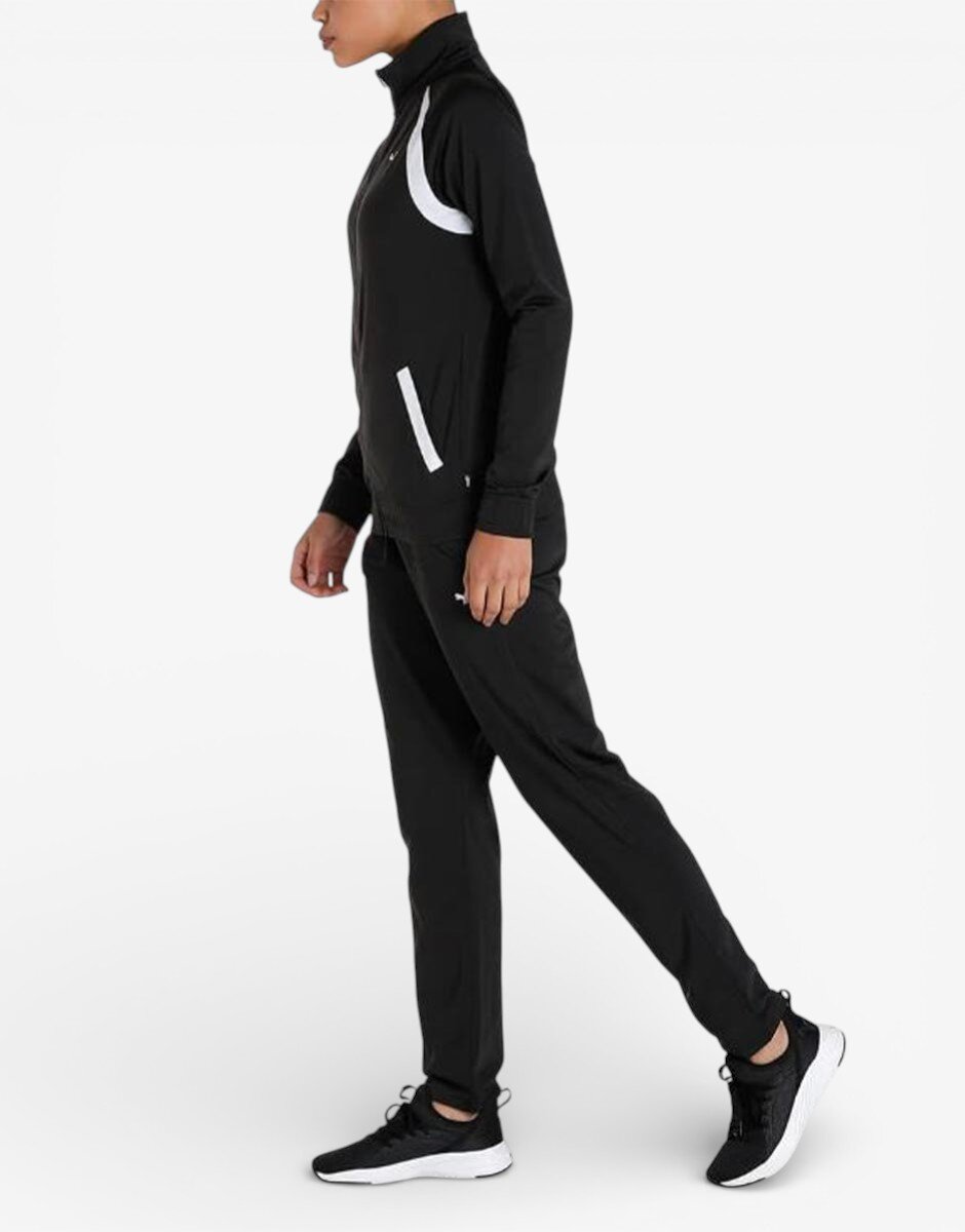 Puma Classic Tricot Tracksuit Black