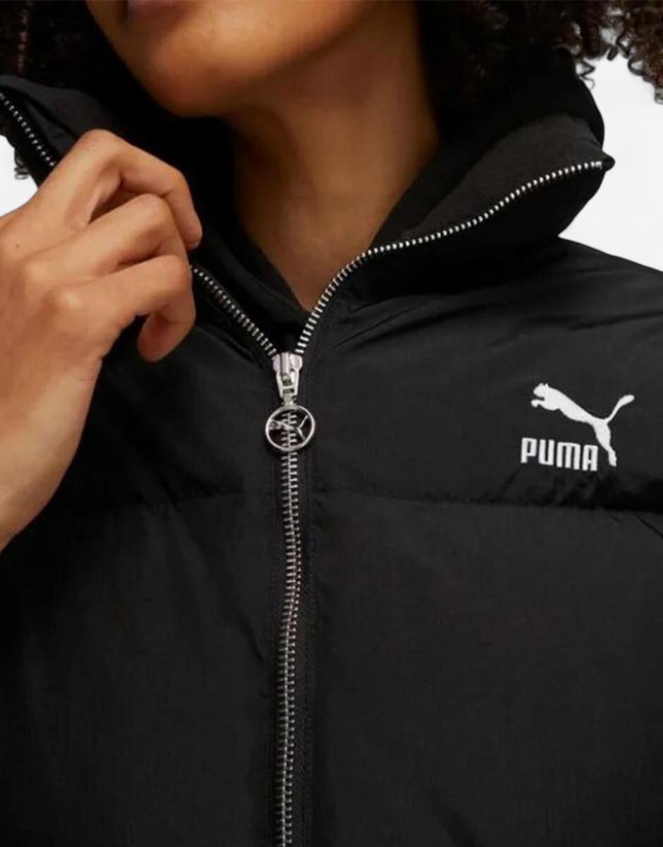 Puma Classics Oversized Puffer Jacket Black