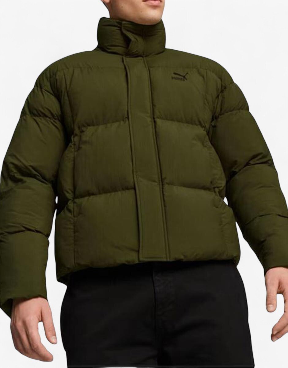 Puma Classics Oversized Puffer Jacket Green