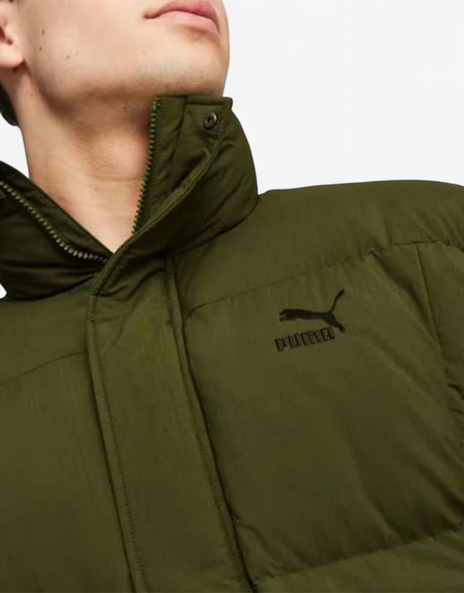 Puma Classics Oversized Puffer Jacket Green