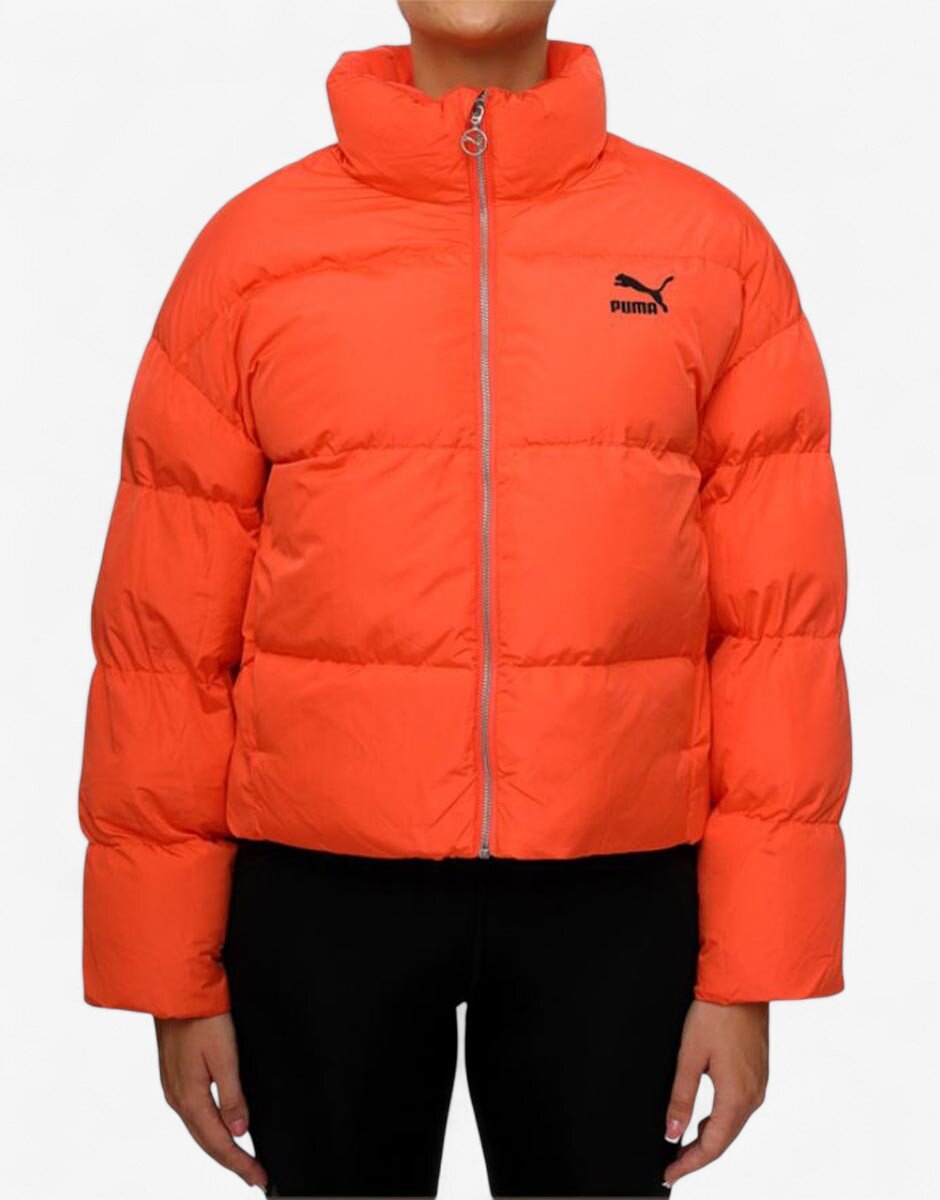 Puma Classics Oversized Puffer Jacket Orange