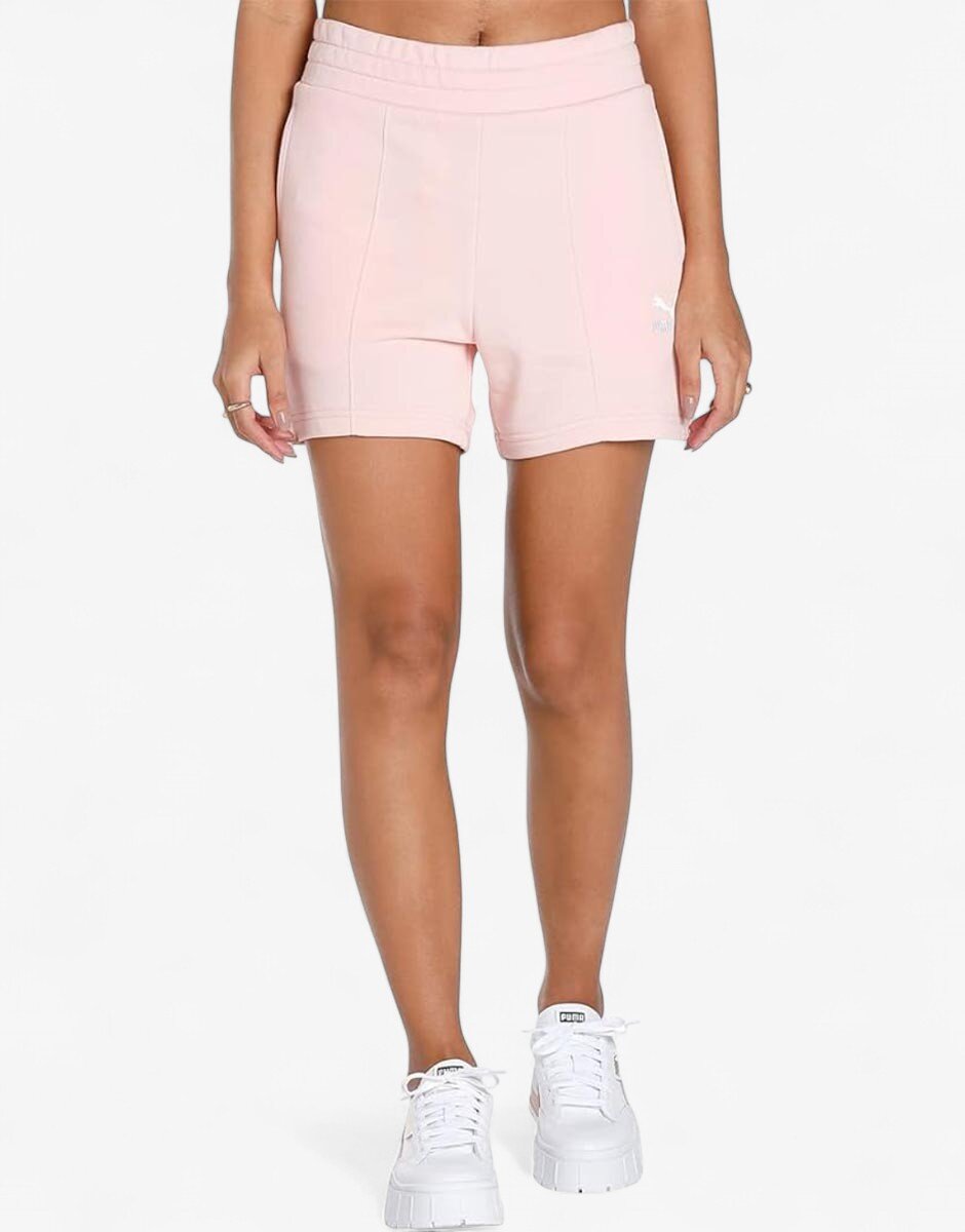 Puma Classics Pintuck Shorts Pink