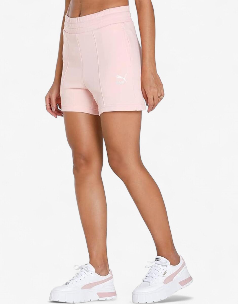 Puma Classics Pintuck Shorts Pink