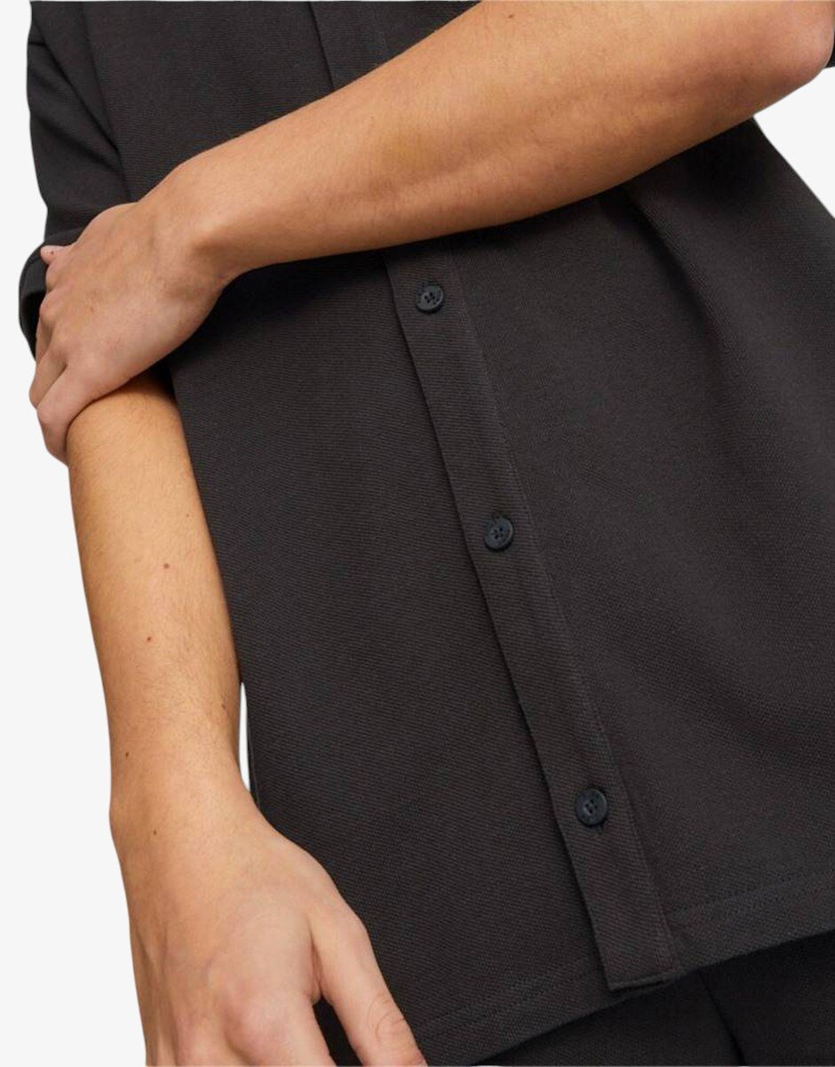 Puma Classics Pique Shirt Black
