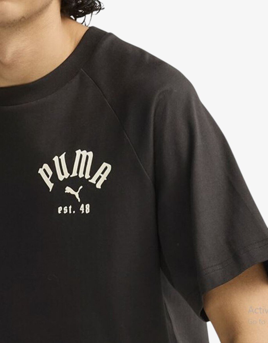 Puma Classics Play Paris Tee Black
