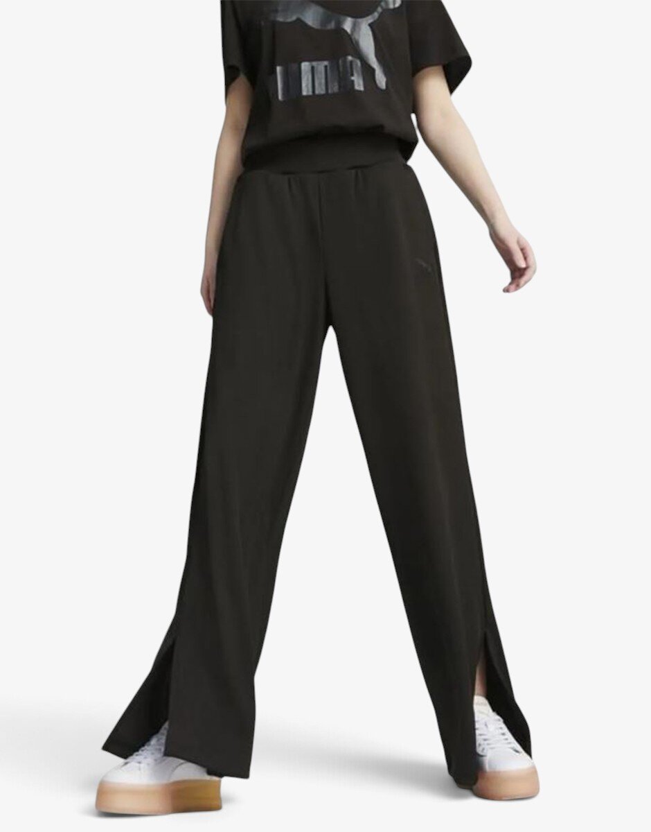 Puma Classiscs Ribbed Pants Black