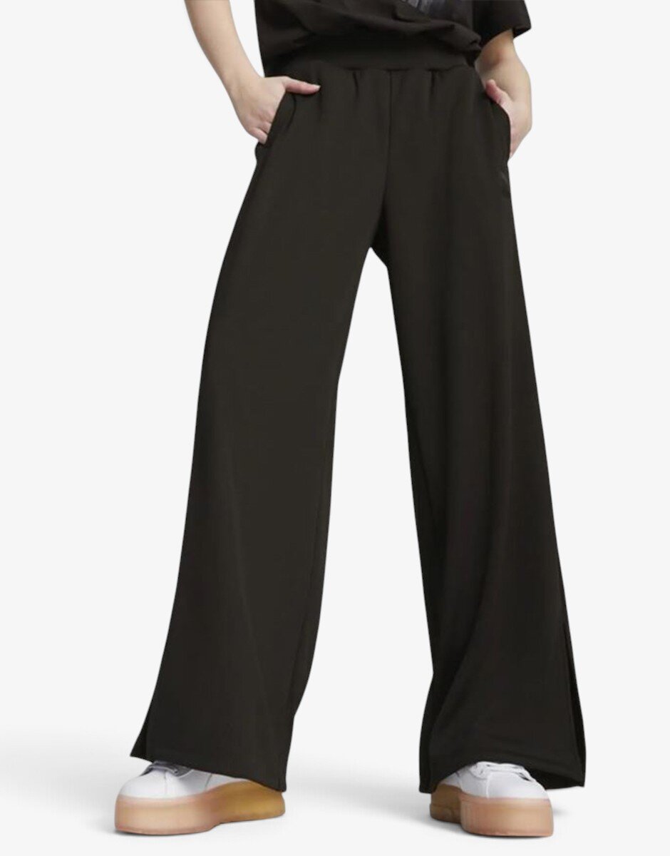 Puma Classiscs Ribbed Pants Black