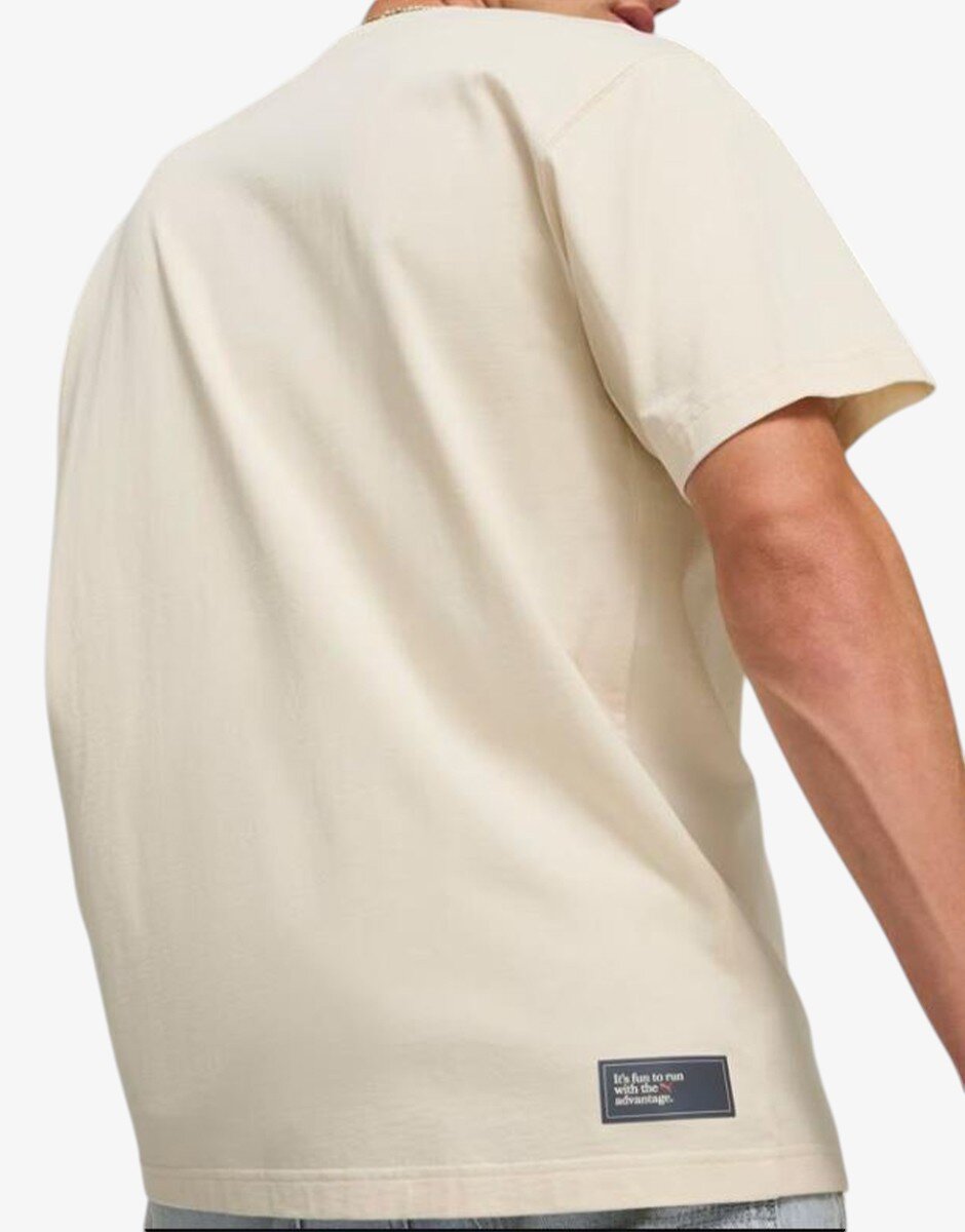 Puma Club De Course Graphic Tee Beige