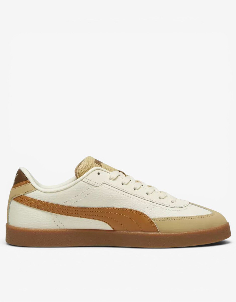 Puma Club II Era Lthr White Brown Beige
