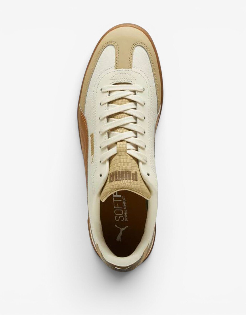 Puma Club II Era Lthr White Brown Beige
