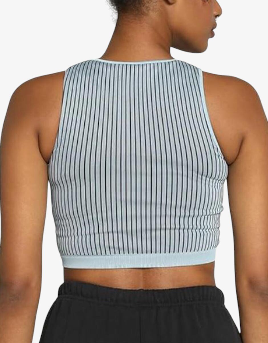 Puma Dare To Crop Top Turquoise