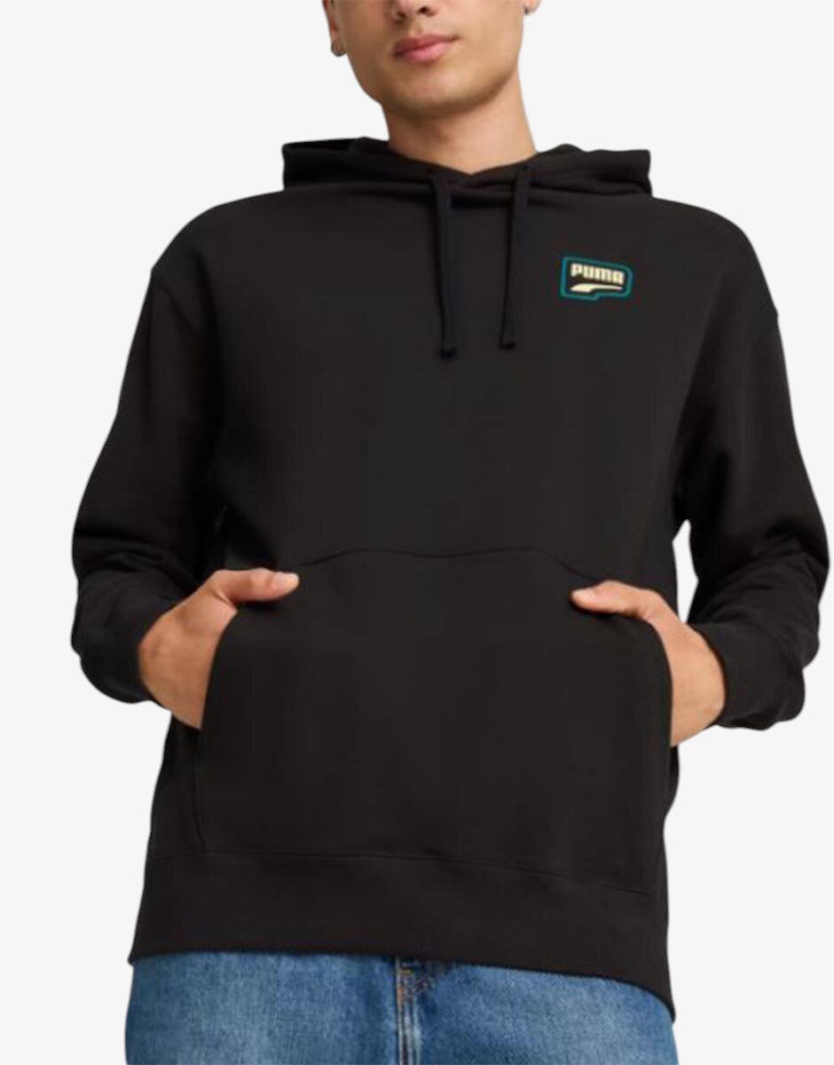 Puma Downtown Graphic Hoodie Black M