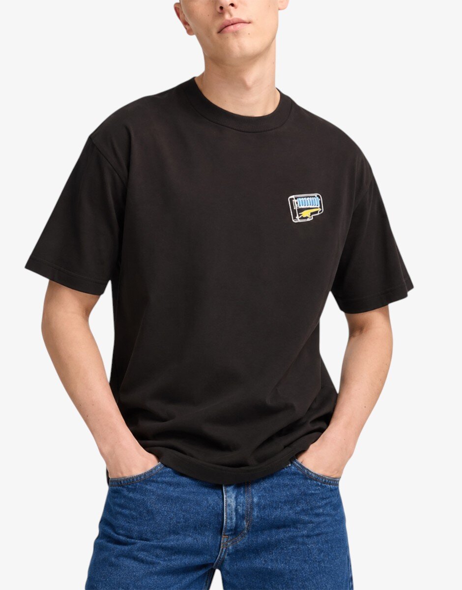 Puma Downtown Graphic Tee Black/Multicolor